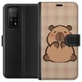 Pikkukuva 1 / 3: Xiaomi Mi 10T Pro 5G Lompakkokotelo Mobilskal kawaii capybara flera figurer japansk stil