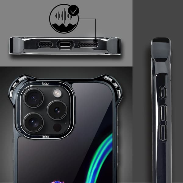 iPhone 14 Pro-cover IBIZU DropGuard Ultra med MagSafe, #ElectroMove, i fodboldens rytme