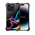 Miniatyrbillede 2 af 8: iPhone 14 Pro-cover IBIZU DropGuard Ultra med MagSafe, #ElectroMove, i fodboldens rytme