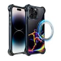 Miniatyrbillede 1 af 8: iPhone 14 Pro-cover IBIZU DropGuard Ultra med MagSafe, #ElectroMove, i fodboldens rytme