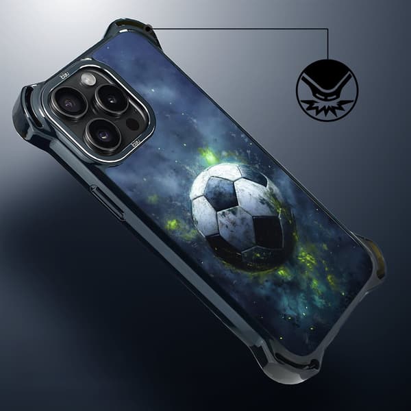 iPhone 15 Pro Cover IBIZU DropGuard Ultra med MagSafe, #Move, Football