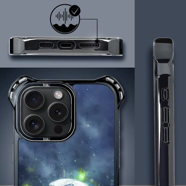 iPhone 15 Pro Cover IBIZU DropGuard Ultra med MagSafe, #Move, Football
