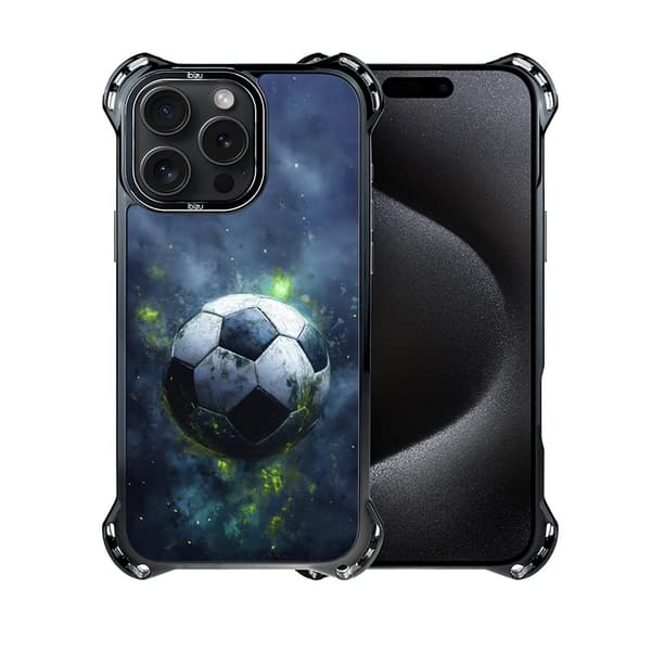 iPhone 15 Pro Cover IBIZU DropGuard Ultra med MagSafe, #Move, Football