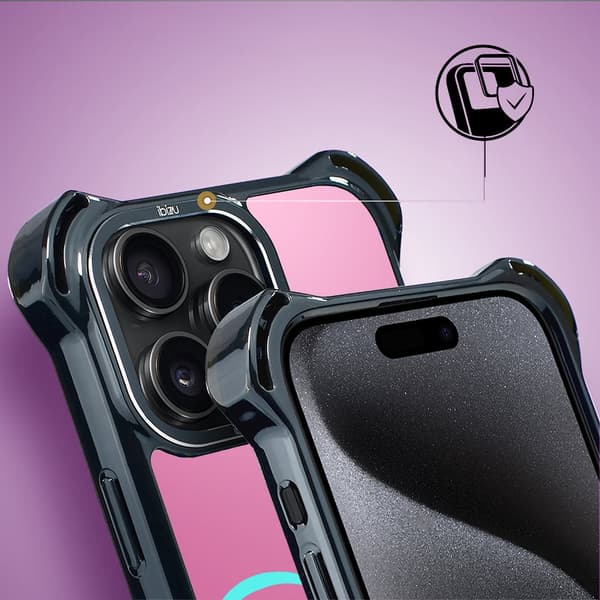 Etui til iPhone 15 Pro IBIZU DropGuard Ultra med MagSafe, #Move, Pump it love