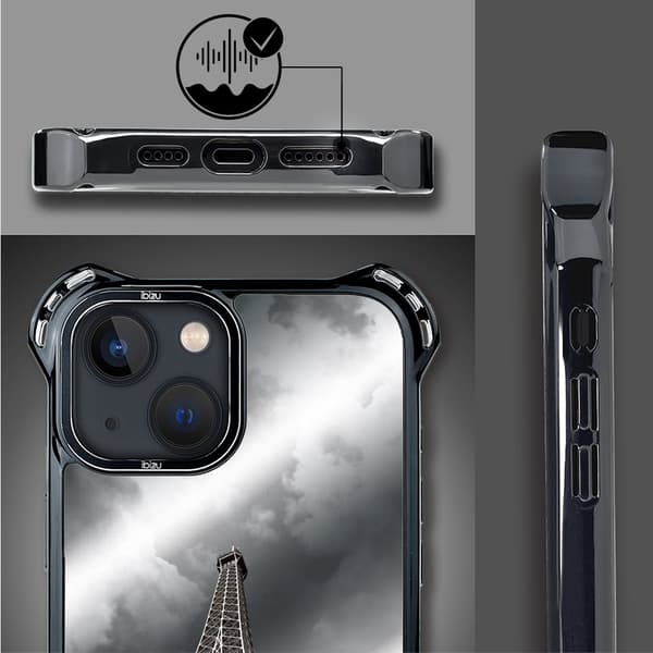 iPhone 13-skal IBIZU DropGuard Ultra med MagSafe, Noir City, Eiffeltornet