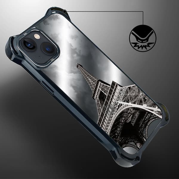 iPhone 13-skal IBIZU DropGuard Ultra med MagSafe, Noir City, Eiffeltornet