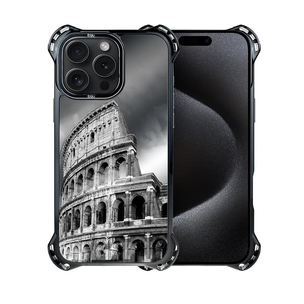 Etui til iPhone 15 Pro Max IBIZU DropGuard Ultra med MagSafe, Noir City, Colosseum