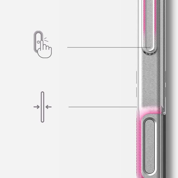 iPhone 13 Mini Cover Transparent Silikone Flexi Lilla Blomster