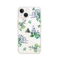 Miniatyrbillede 1 af 6: iPhone 13 Mini Cover Transparent Silikone Flexi Lilla Blomster