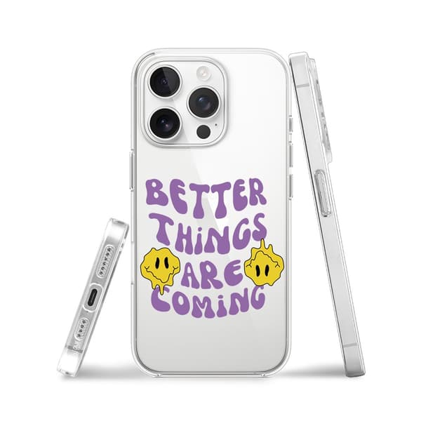 iPhone 13 Pro Klar Silikone Flexi Cover, Bedre Ting På Vej