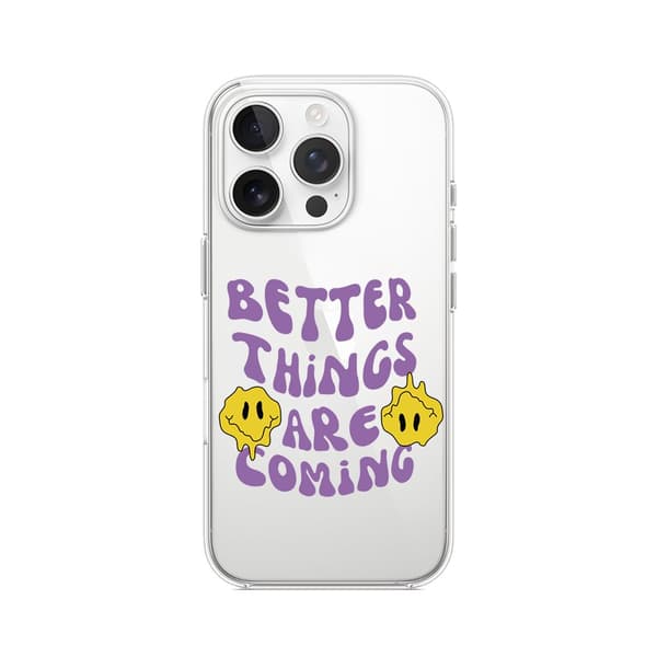 iPhone 13 Pro Klar Silikone Flexi Cover, Bedre Ting På Vej