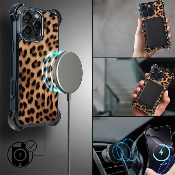 Etui til iPhone 16 Pro IBIZU DropGuard Ultra med MagSafe, Call of Nature, Panther