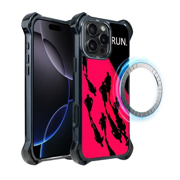 iPhone 16 Pro Max -kotelo IBIZU DropGuard Ultra MagSafella, #Move, Night Marathon