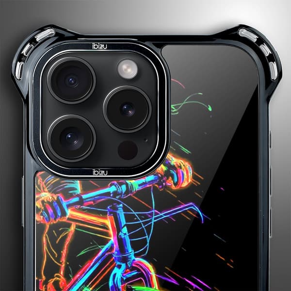 iPhone 16 Pro-cover IBIZU DropGuard Ultra med MagSafe, #ElectroMove, cykelvibration
