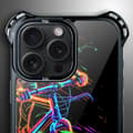 Miniatyrbillede 4 af 9: iPhone 16 Pro-cover IBIZU DropGuard Ultra med MagSafe, #ElectroMove, cykelvibration