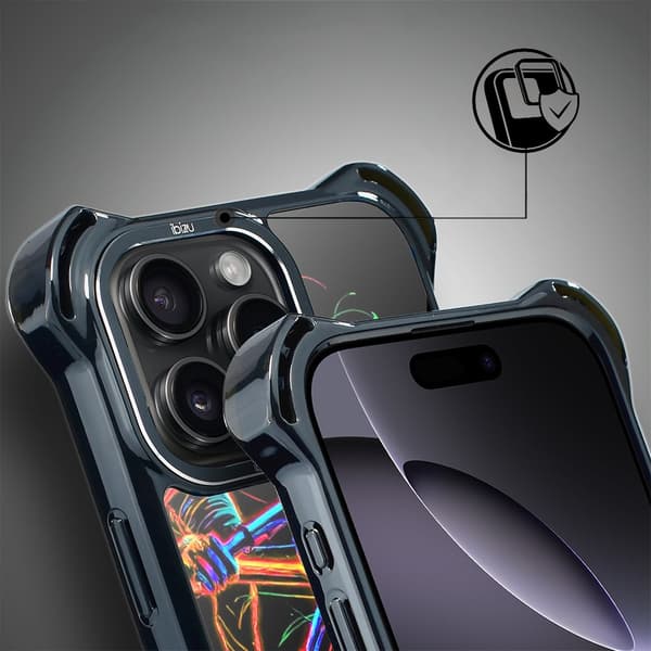 iPhone 16 Pro-cover IBIZU DropGuard Ultra med MagSafe, #ElectroMove, cykelvibration