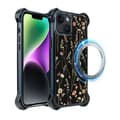 Miniatyrbillede 1 af 8: iPhone 14 IBIZU DropGuard Ultra-cover med MagSafe, Pastel Bloom, Midnight Garden