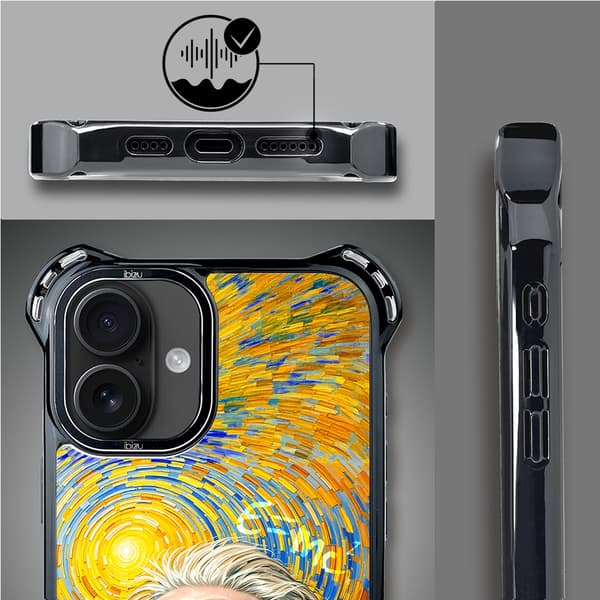IBIZU DropGuard Ultra iPhone 16 fodral med MagSafe, Einstein