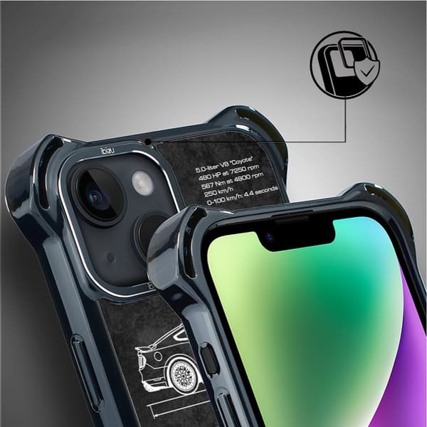 Etui til iPhone 14 IBIZU DropGuard Ultra med MagSafe, TechDrive, GT V8 “Coyote”