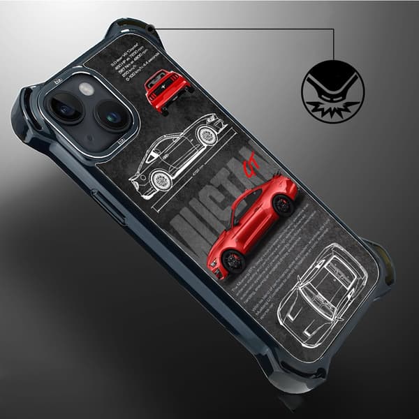 Etui til iPhone 14 IBIZU DropGuard Ultra med MagSafe, TechDrive, GT V8 “Coyote”