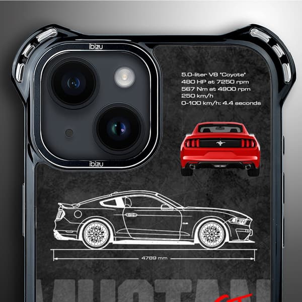 Etui til iPhone 14 IBIZU DropGuard Ultra med MagSafe, TechDrive, GT V8 “Coyote”