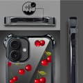 Miniatyrbillede 4 af 8: iPhone 16 Plus IBIZU DropGuard Ultra-cover med MagSafe, Midnight, Cherry Night