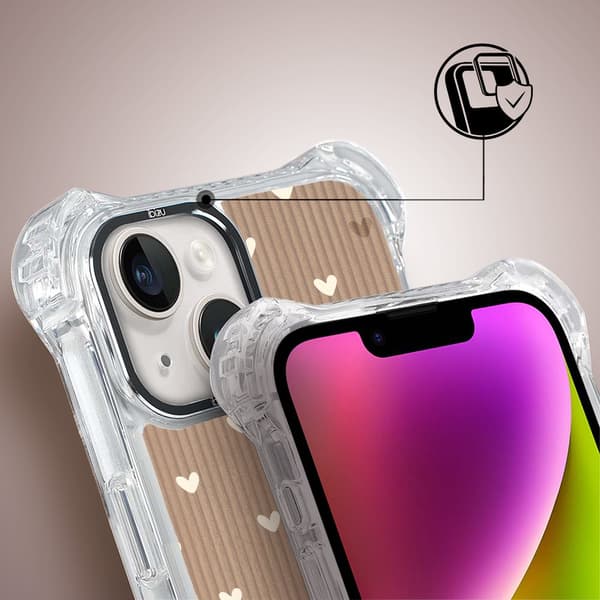 iPhone 14 Plus IBIZU DropGuard Ultra Cover med MagSafe, Boho, Powder Hearts