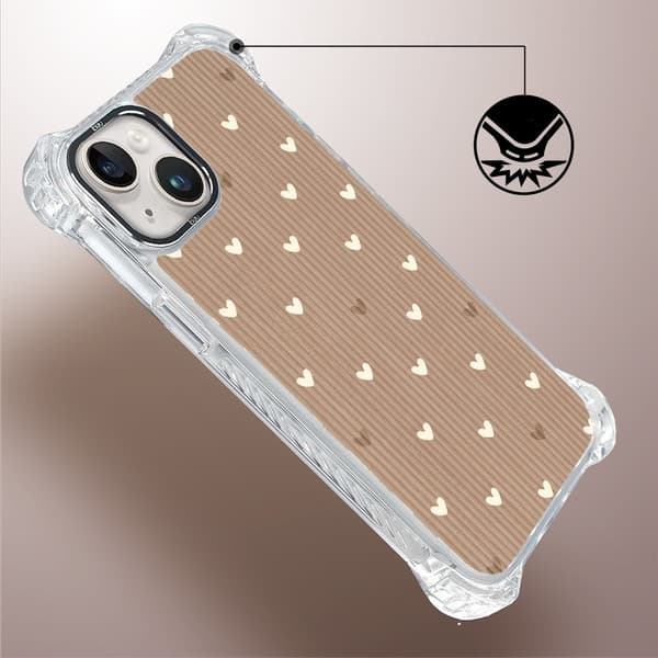 iPhone 14 Plus IBIZU DropGuard Ultra Cover med MagSafe, Boho, Powder Hearts