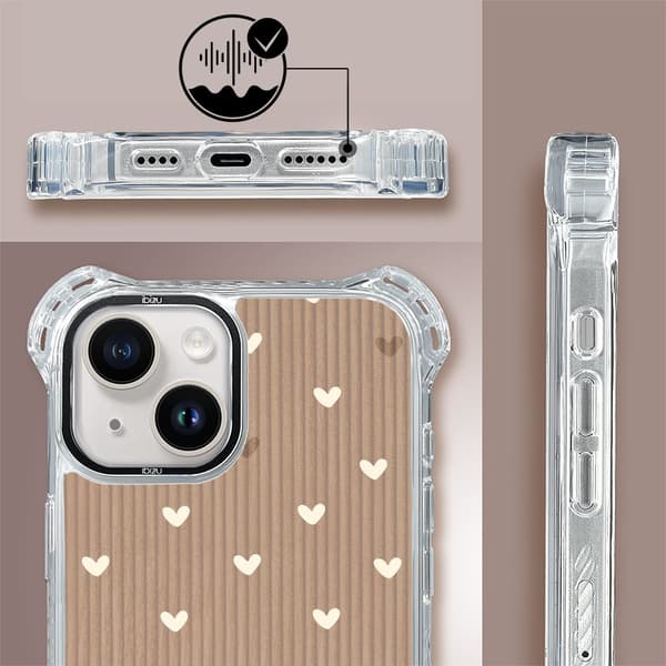 iPhone 14 Plus IBIZU DropGuard Ultra Cover med MagSafe, Boho, Powder Hearts