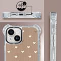Miniatyrbillede 6 af 8: iPhone 14 Plus IBIZU DropGuard Ultra Cover med MagSafe, Boho, Powder Hearts