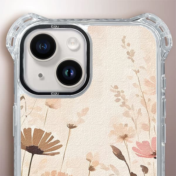 iPhone 14 Plus IBIZU DropGuard Ultra-skal med MagSafe, Boho, Blomsteräng