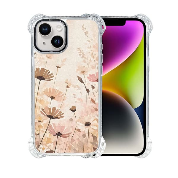 iPhone 14 Plus IBIZU DropGuard Ultra-skal med MagSafe, Boho, Blomsteräng