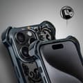 Miniatyrbillede 3 af 8: iPhone 15 Pro cover IBIZU DropGuard Ultra med MagSafe, midnat, blondesort