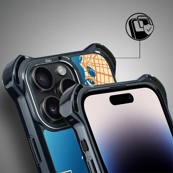 Fodral till iPhone 14 Pro Max IBIZU DropGuard Ultra med MagSafe, Världskartor, Dubai