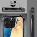 Miniatyrbild 6 av 8: Fodral till iPhone 14 Pro Max IBIZU DropGuard Ultra med MagSafe, Världskartor, Dubai
