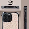 Miniatyrbild 6 av 8: iPhone 15 Pro Max IBIZU DropGuard Ultra-skal med MagSafe, Boho, Delikat leopardmönster
