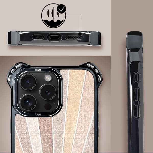 iPhone 14 Pro Max Fodral IBIZU DropGuard Ultra med MagSafe, Boho, Sunrise