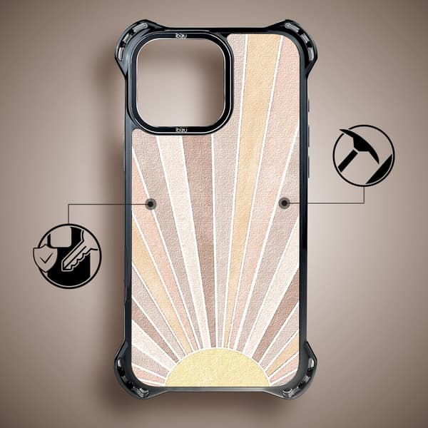 iPhone 14 Pro Max Fodral IBIZU DropGuard Ultra med MagSafe, Boho, Sunrise