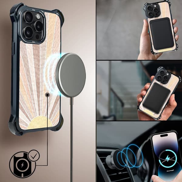 iPhone 14 Pro Max Fodral IBIZU DropGuard Ultra med MagSafe, Boho, Sunrise