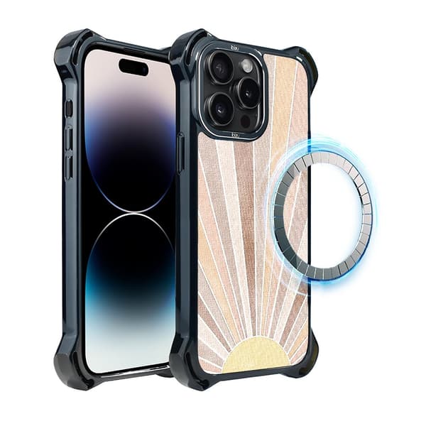 iPhone 14 Pro Max Fodral IBIZU DropGuard Ultra med MagSafe, Boho, Sunrise