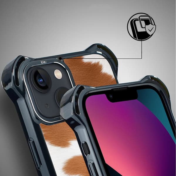iPhone 13-cover IBIZU DropGuard Ultra med MagSafe, Call of Nature, Alpine Cow