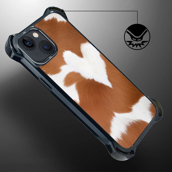 iPhone 13-cover IBIZU DropGuard Ultra med MagSafe, Call of Nature, Alpine Cow
