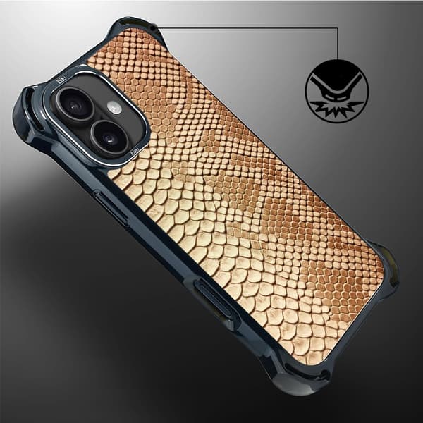 iPhone 16-cover IBIZU DropGuard Ultra med MagSafe, Call of Nature, Snake