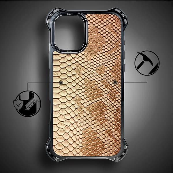 iPhone 16-cover IBIZU DropGuard Ultra med MagSafe, Call of Nature, Snake