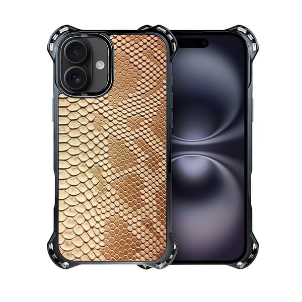 iPhone 16-cover IBIZU DropGuard Ultra med MagSafe, Call of Nature, Snake