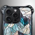 Miniatyrbillede 5 af 8: iPhone 14 Pro-cover IBIZU DropGuard Ultra med MagSafe, Glass Colors, Mountain Stream