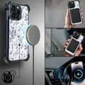 Miniatyrbild 8 av 8: iPhone 14 Pro Max IBIZU DropGuard Ultra-skal med MagSafe, Pastel Bloom, Azure Whispers