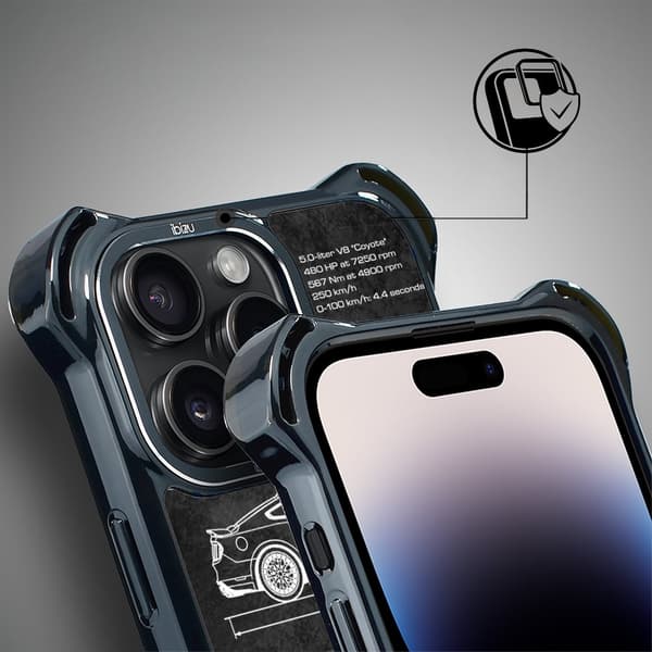 Etui til iPhone 14 Pro IBIZU DropGuard Ultra med MagSafe, TechDrive, GT V8 “Coyote”