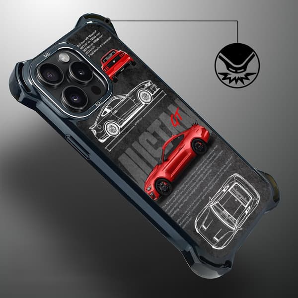 Etui til iPhone 14 Pro IBIZU DropGuard Ultra med MagSafe, TechDrive, GT V8 “Coyote”