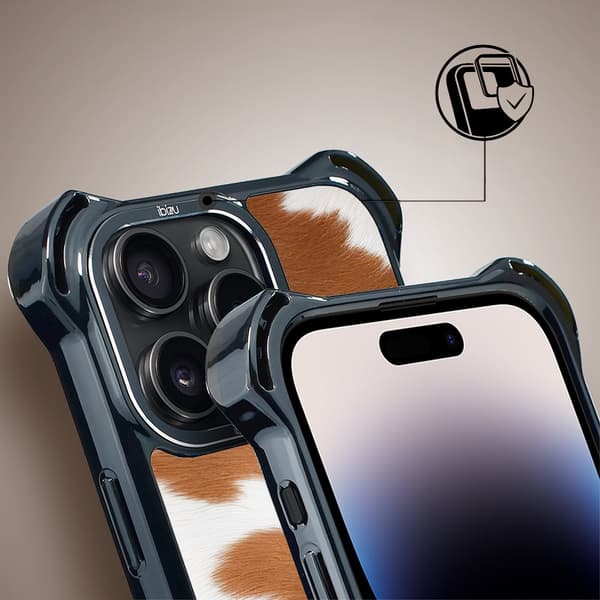 iPhone 14 Pro Max cover IBIZU DropGuard Ultra med MagSafe, Call of Nature, Alpine Cow